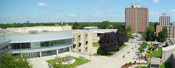 campus view of Atwood and Sherburne